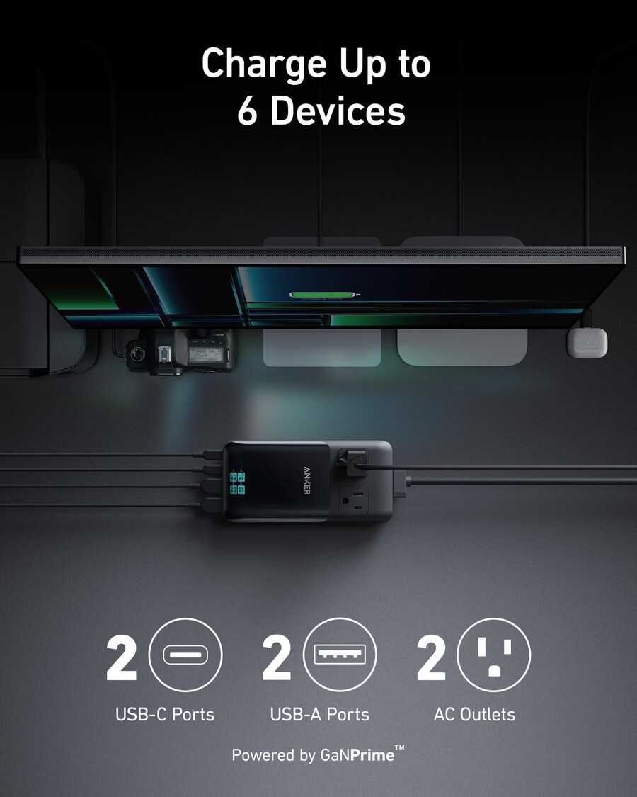 anker prime 6-in-1 charging station 140w
