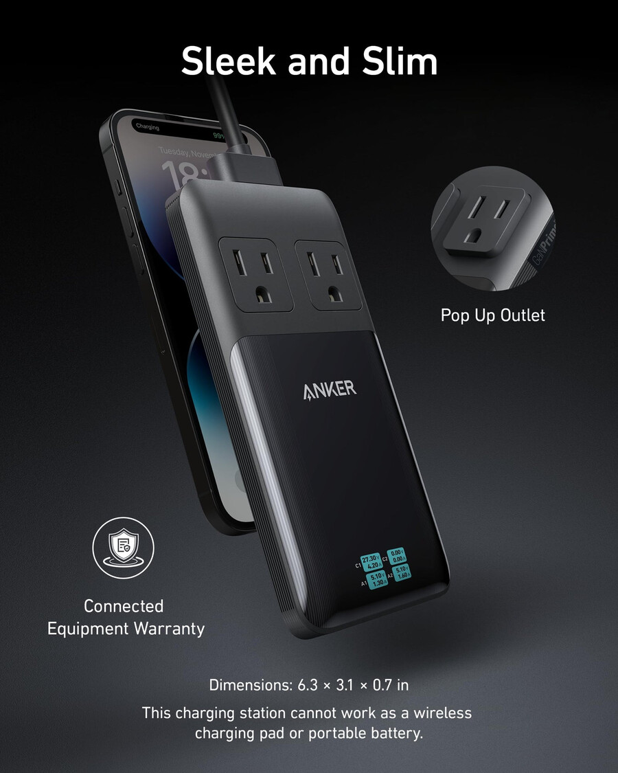 anker prime 6-in-1 charging station 140w