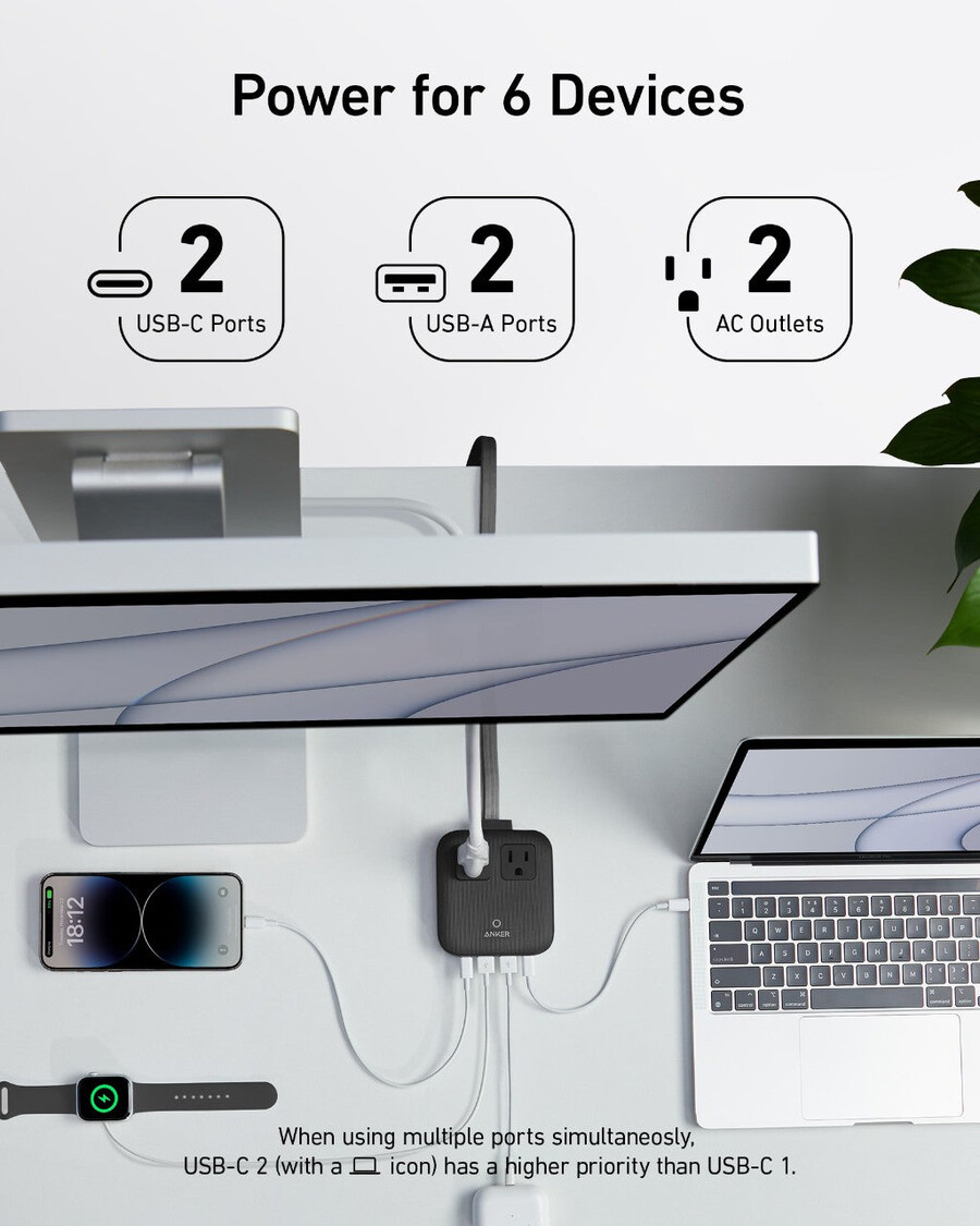 anker nano charging station 6-in-1 67w