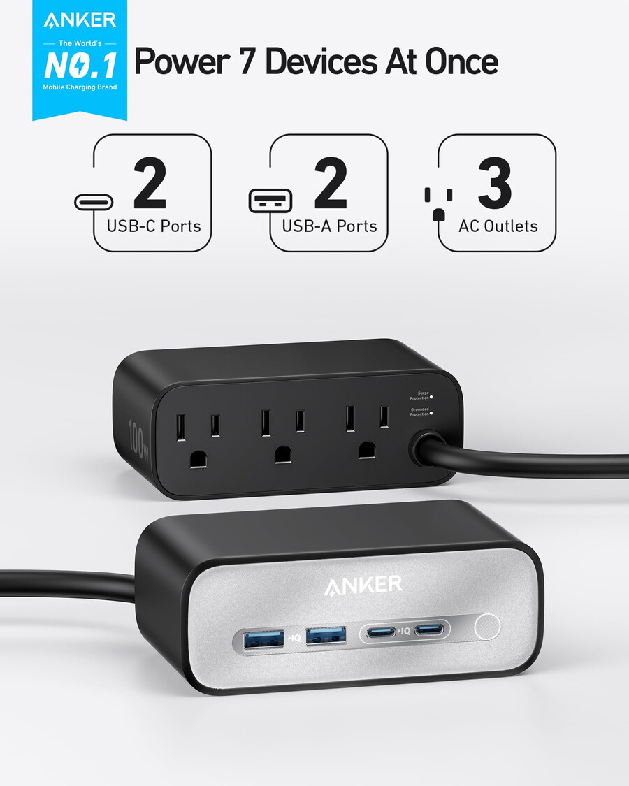 anker charging station 7-in-1 100w
