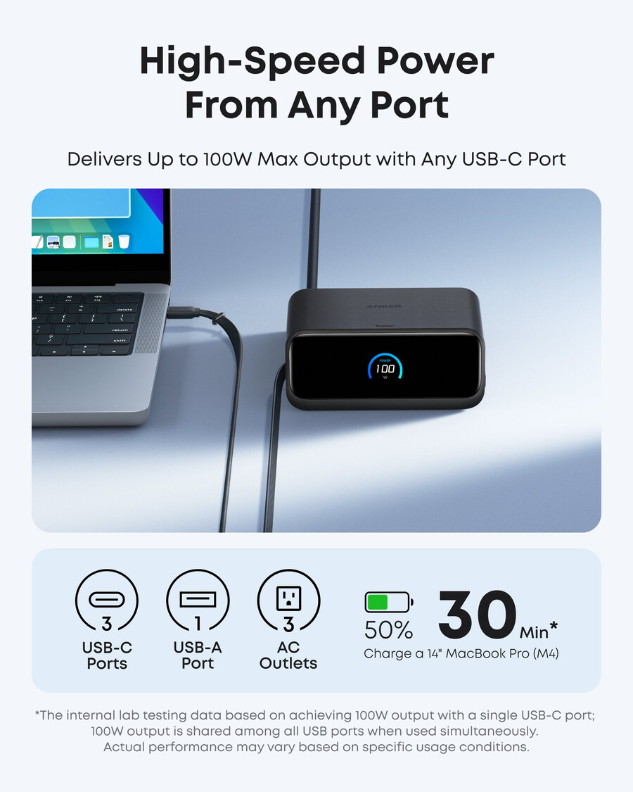 anker nano charging station 7-in-1 100w