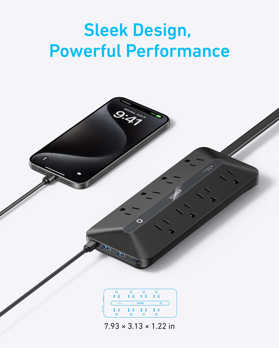 anker usb power strip 12-in-1 35w
