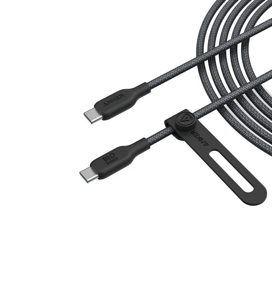 anker 543 usb-c para usb-c cable bio-braided