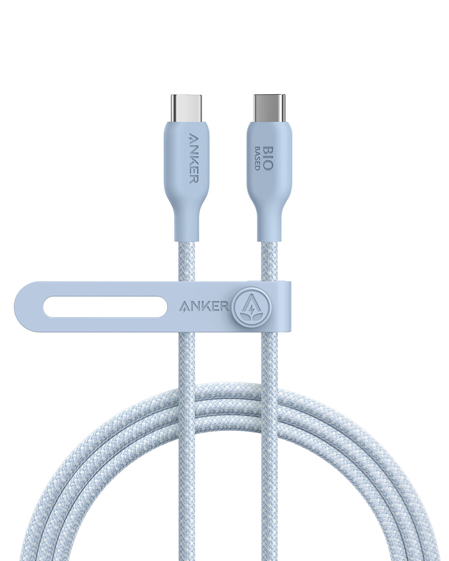 anker 543 usb-c para usb-c cable bio-braided