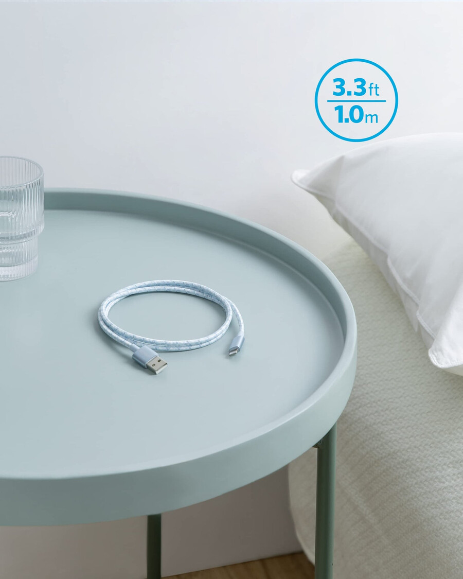 anker 331 usb-a to lightning cable nylon