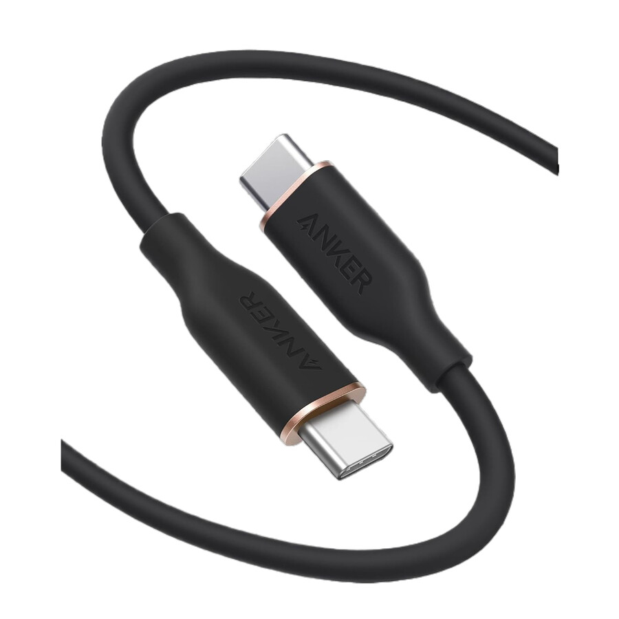 anker 643 usb-c para usb-c cable flow silicone