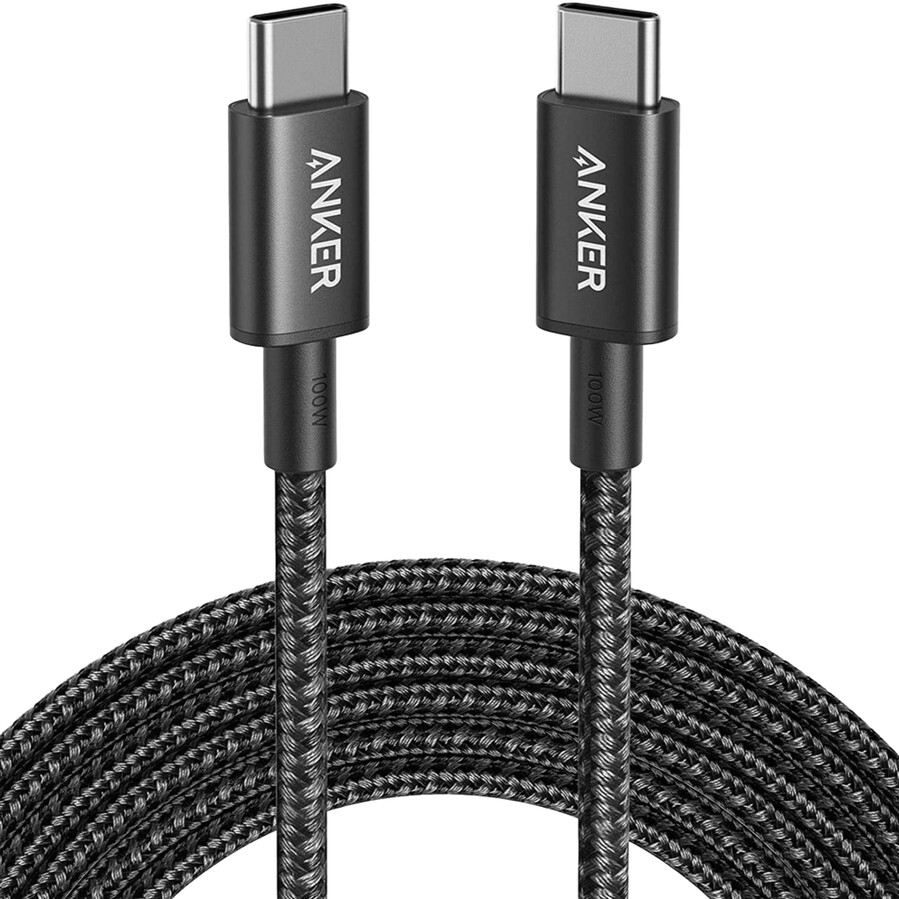 new nylon usb-c to usb-c 100w cable 10 ft