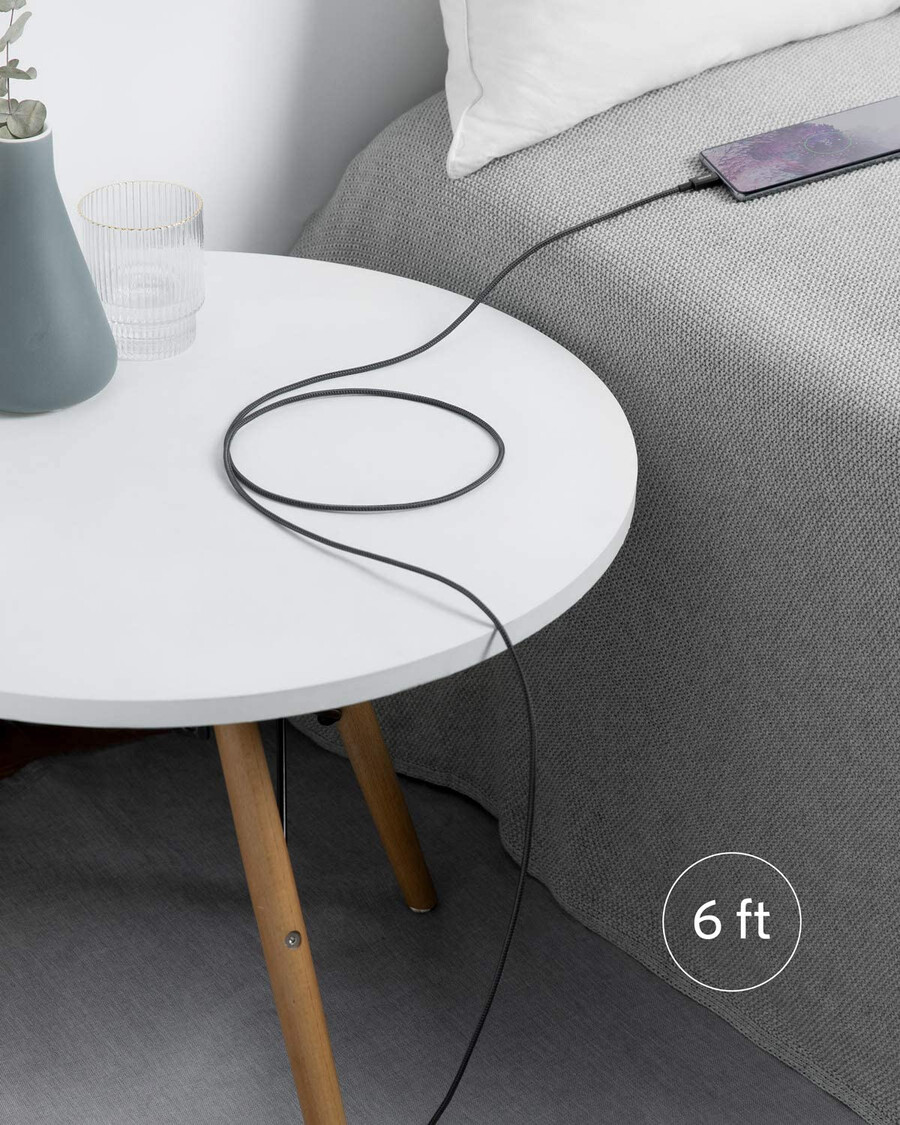 2-pack new nylon usb c to usb c cable 3.3ft 60w