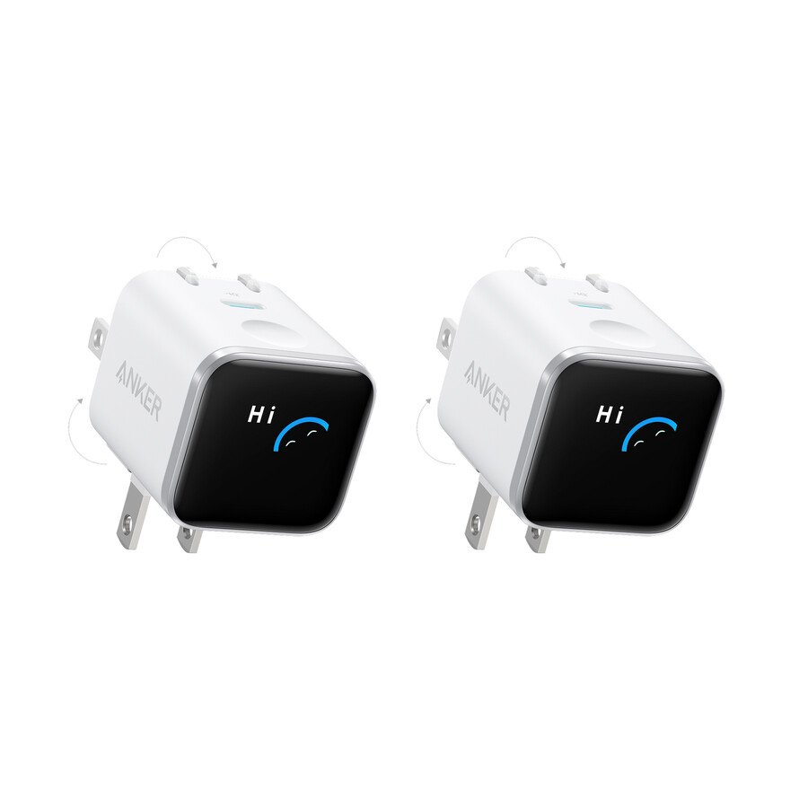 anker fast charger for iphone 45w usb-c charger with foldable plug