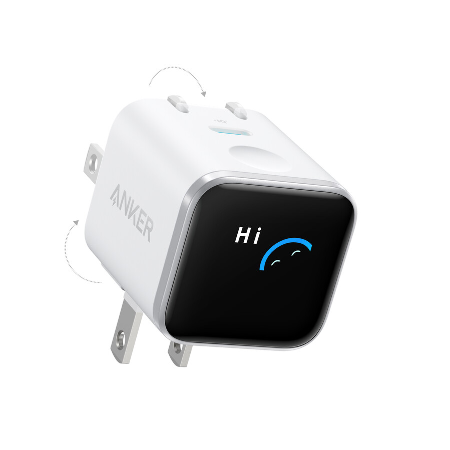 anker fast charger for iphone 45w usb-c charger with foldable plug