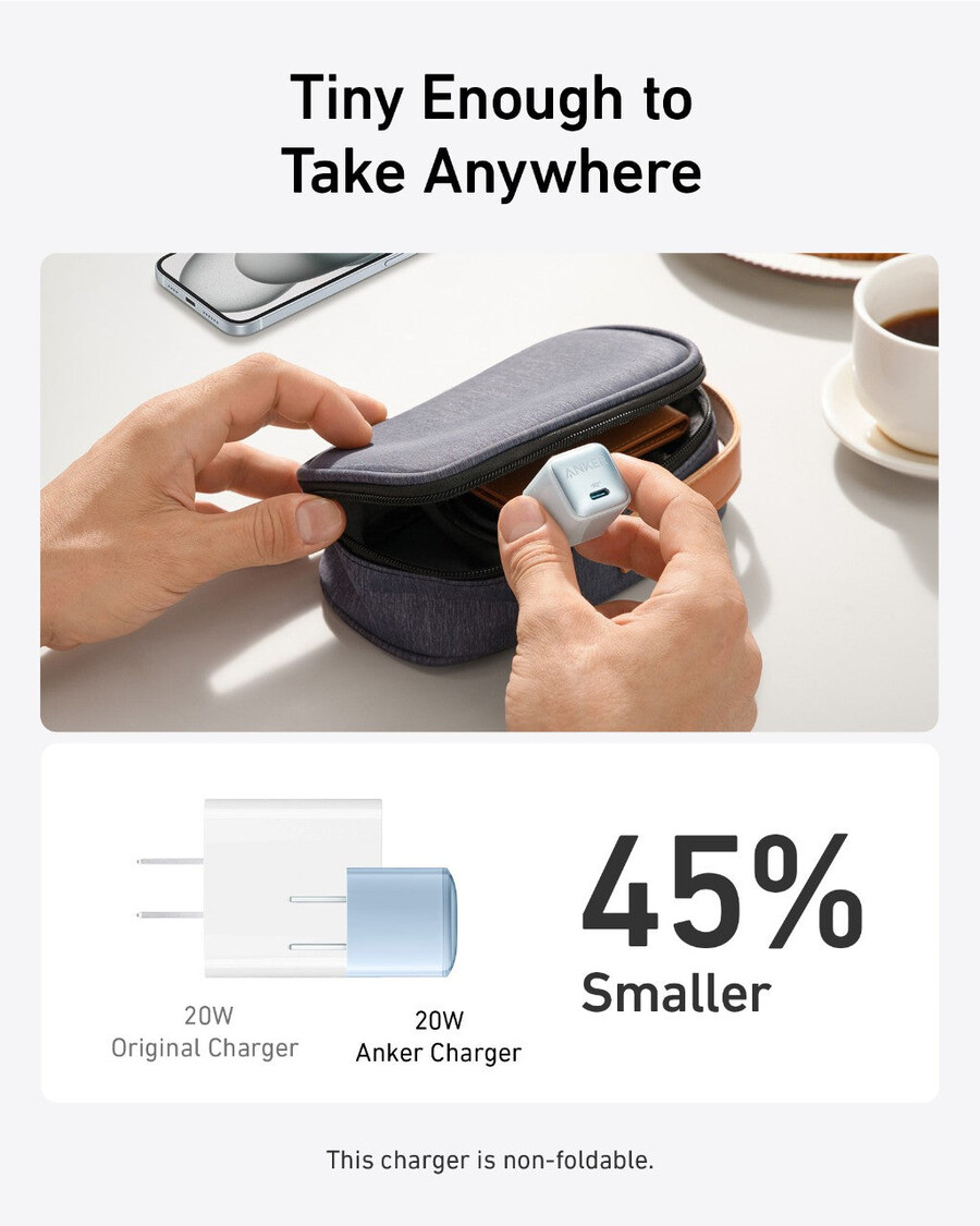 anker nano pro charger 20w 2-pack