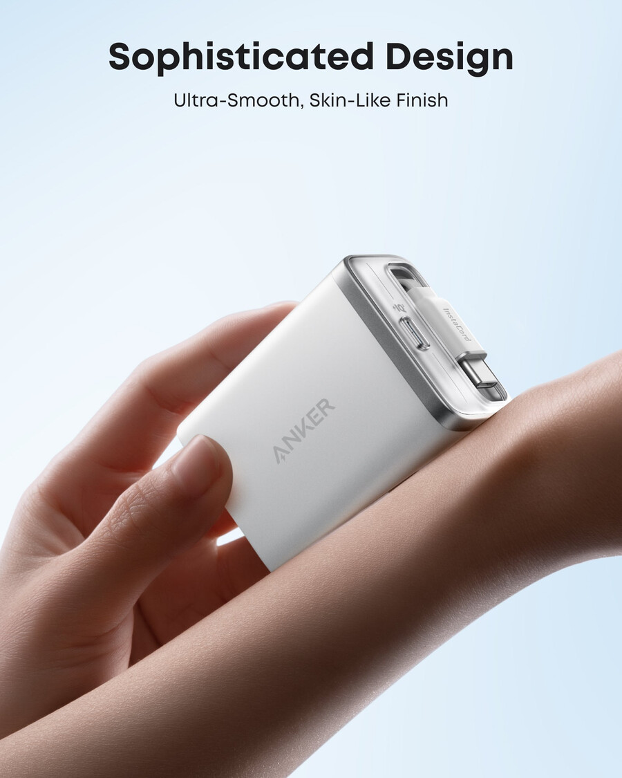 anker nano charger 35w built-in retractable usb-c cable