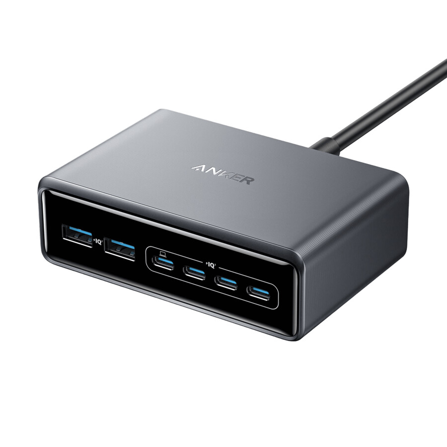 anker prime charger 200w 6 ports gan