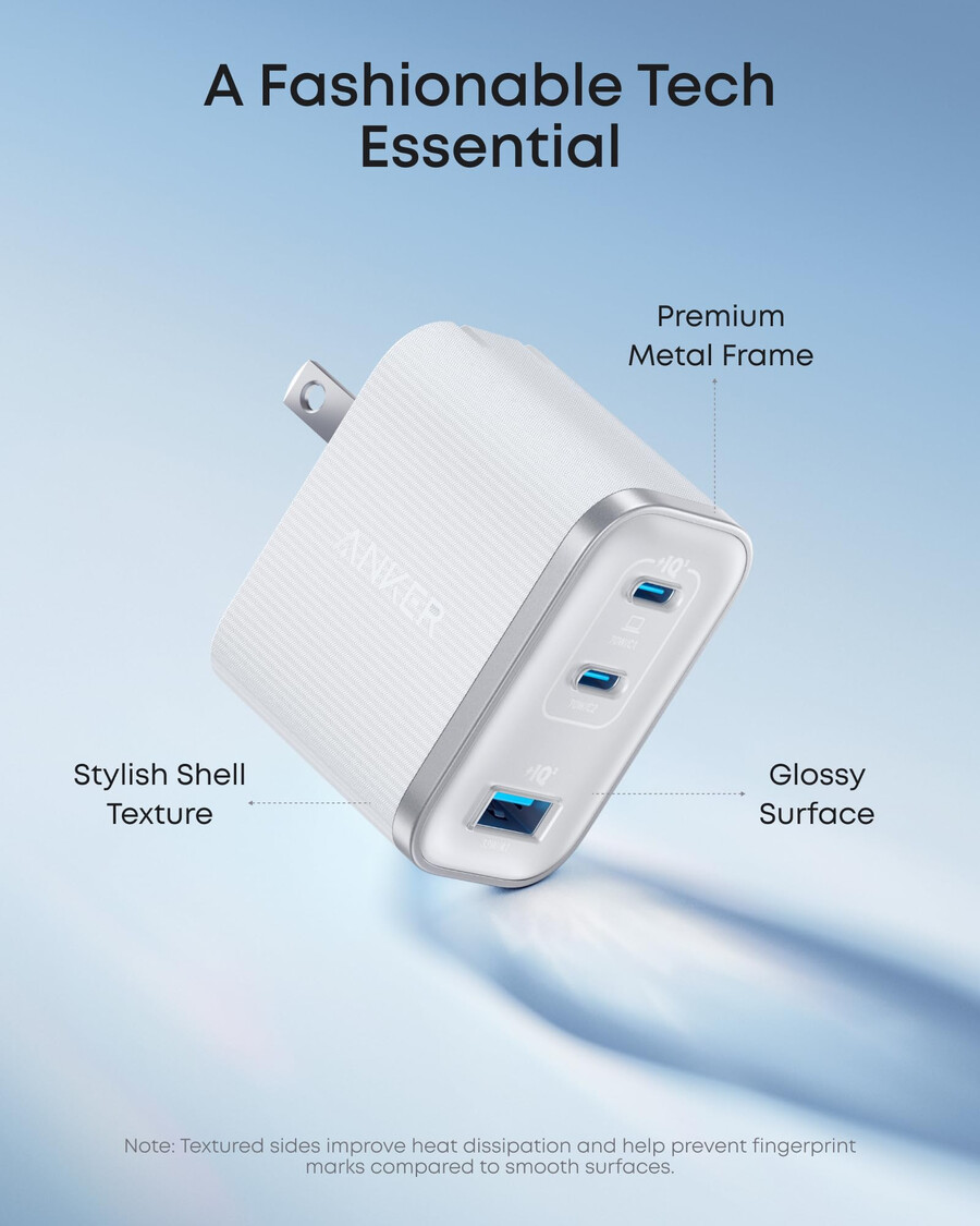 anker nano charger 70w 3 ports -2 pack