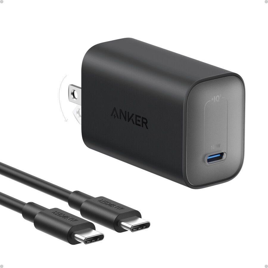 anker nano charger 100w with usb-c cable