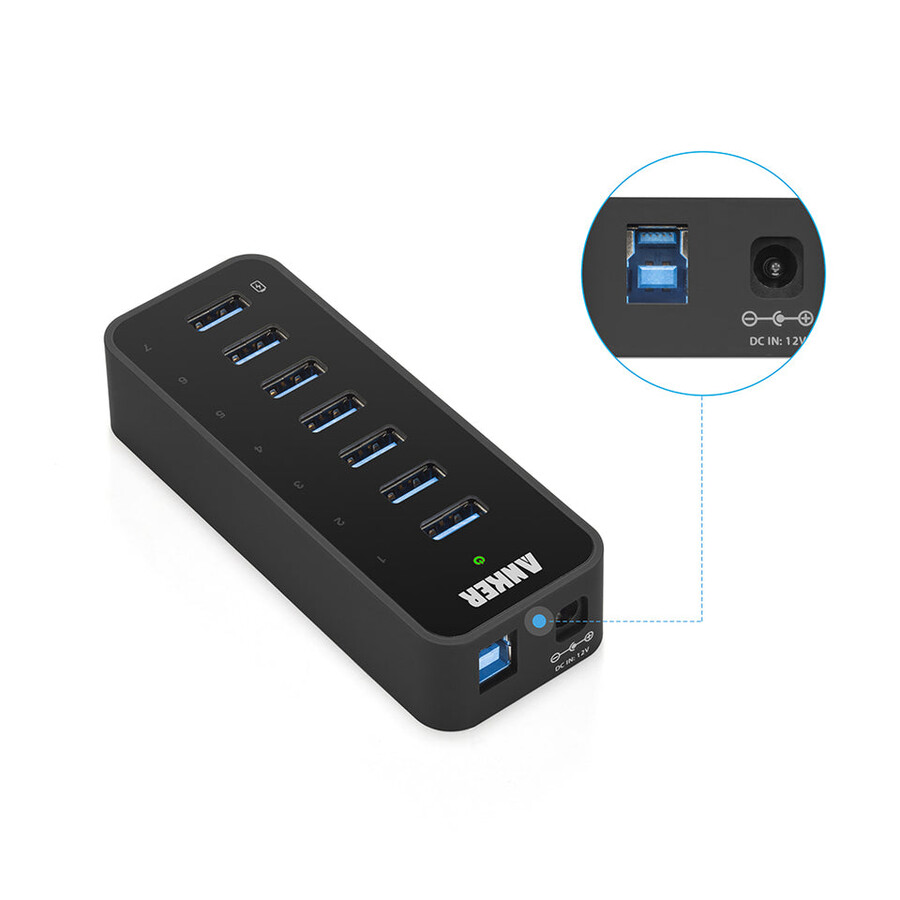 anker 7-port usb 3.0 hub