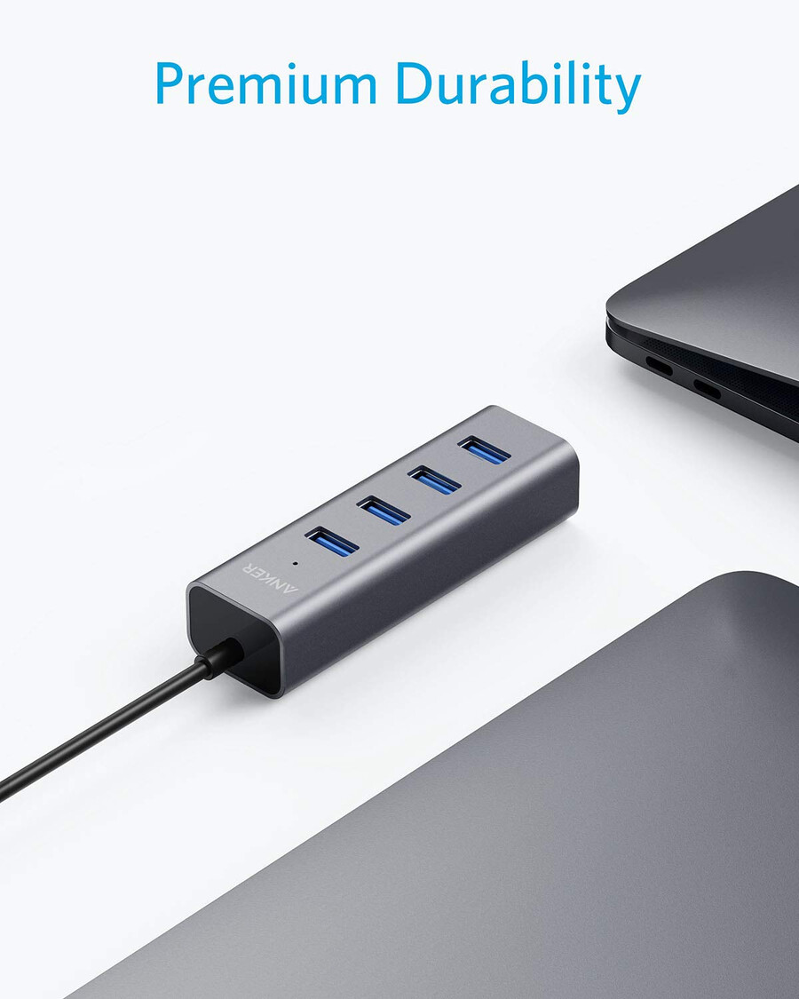 usb-c to 4-port usb 3.0 hub