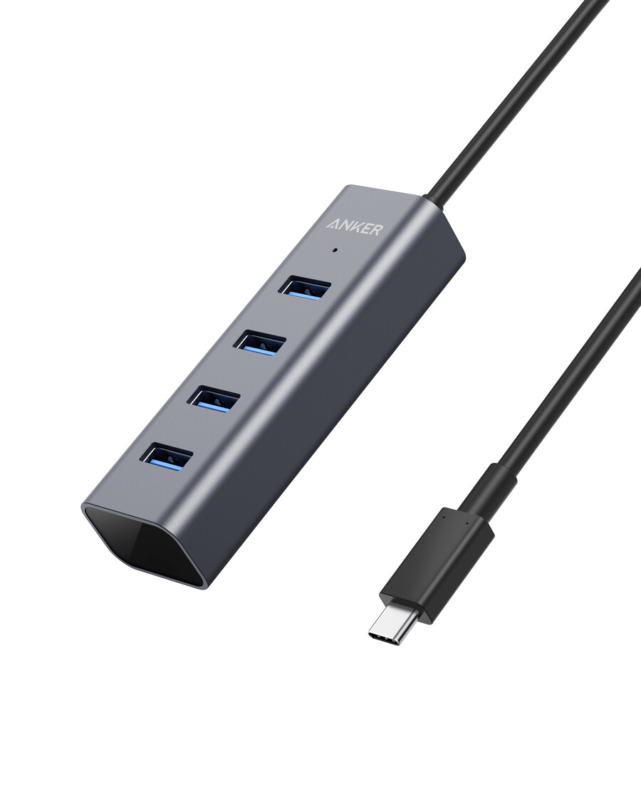 usb-c to 4-port usb 3.0 hub