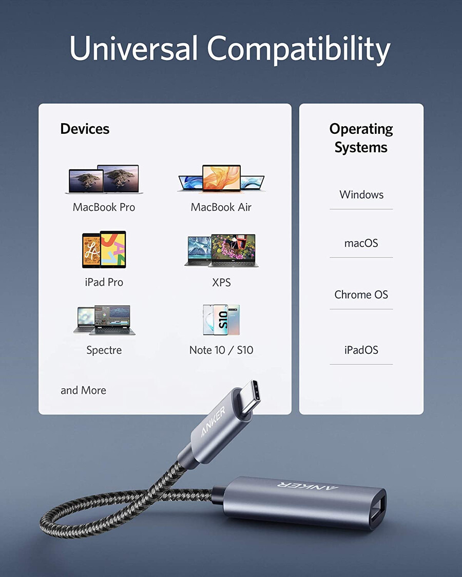 anker powerexpand usb-c para displayport adapter