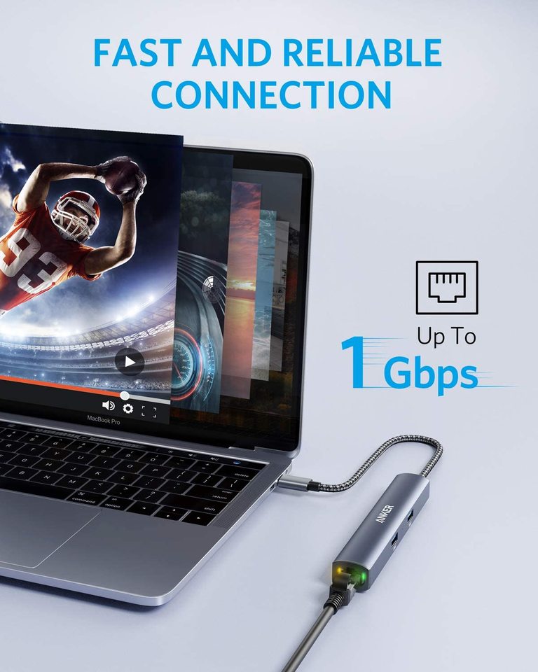 anker 543 usb-c hub 6-in-1 slim