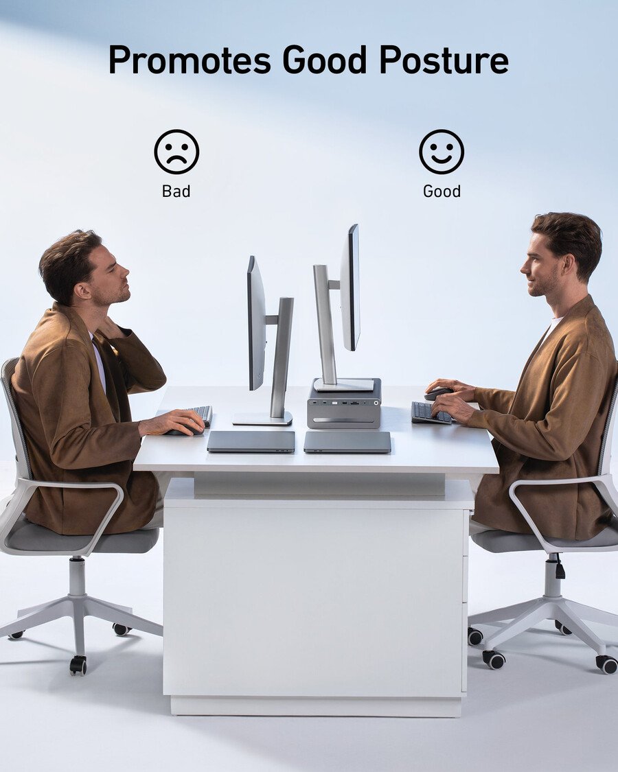 anker 675 usb-c docking station 12-in-1 monitor stand wireless