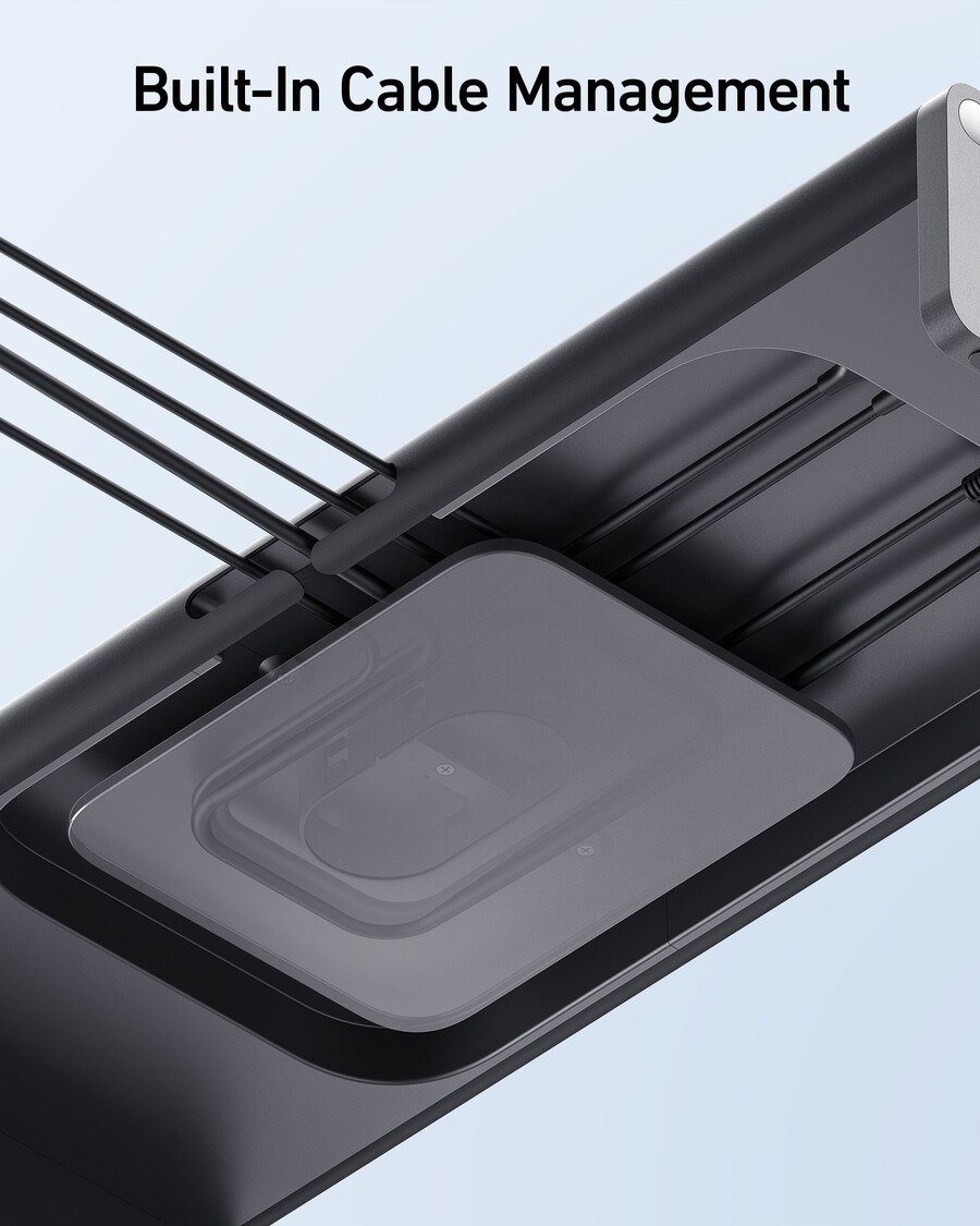 anker 675 usb-c docking station 12-in-1 monitor stand wireless