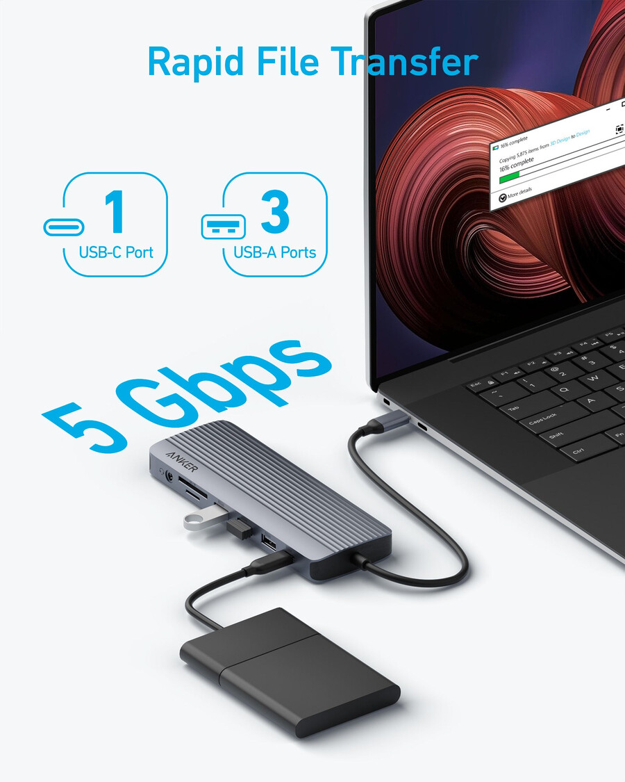anker usb-c hub 14-in-1 triple display