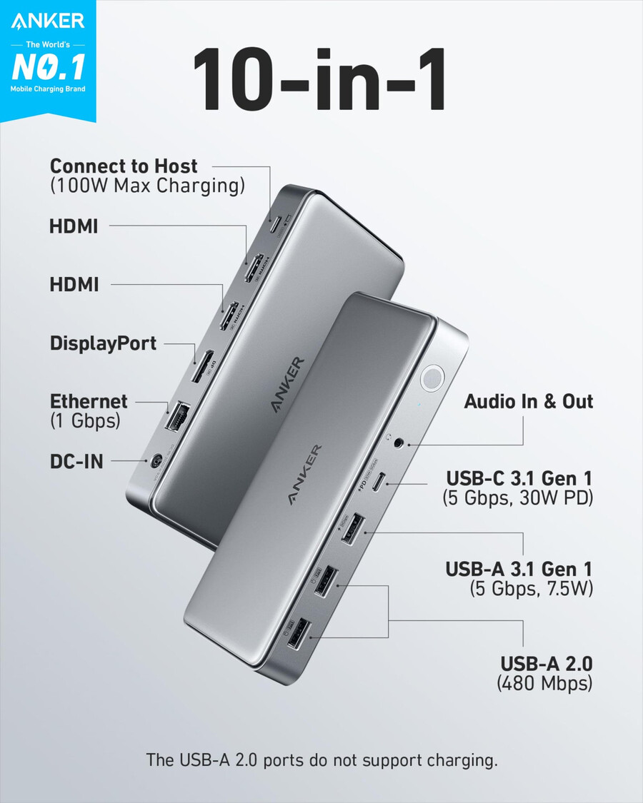 anker 563 usb-c docking station 10-in-1