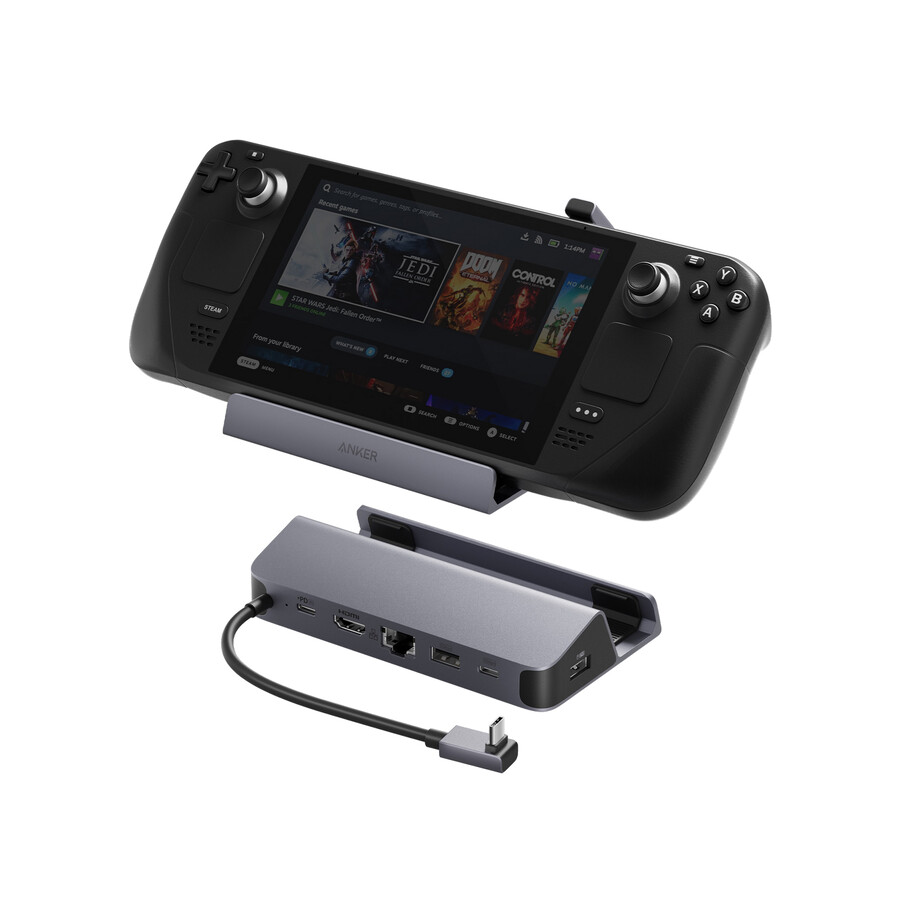 anker usb-c hub 6-in-1 for handheld game console