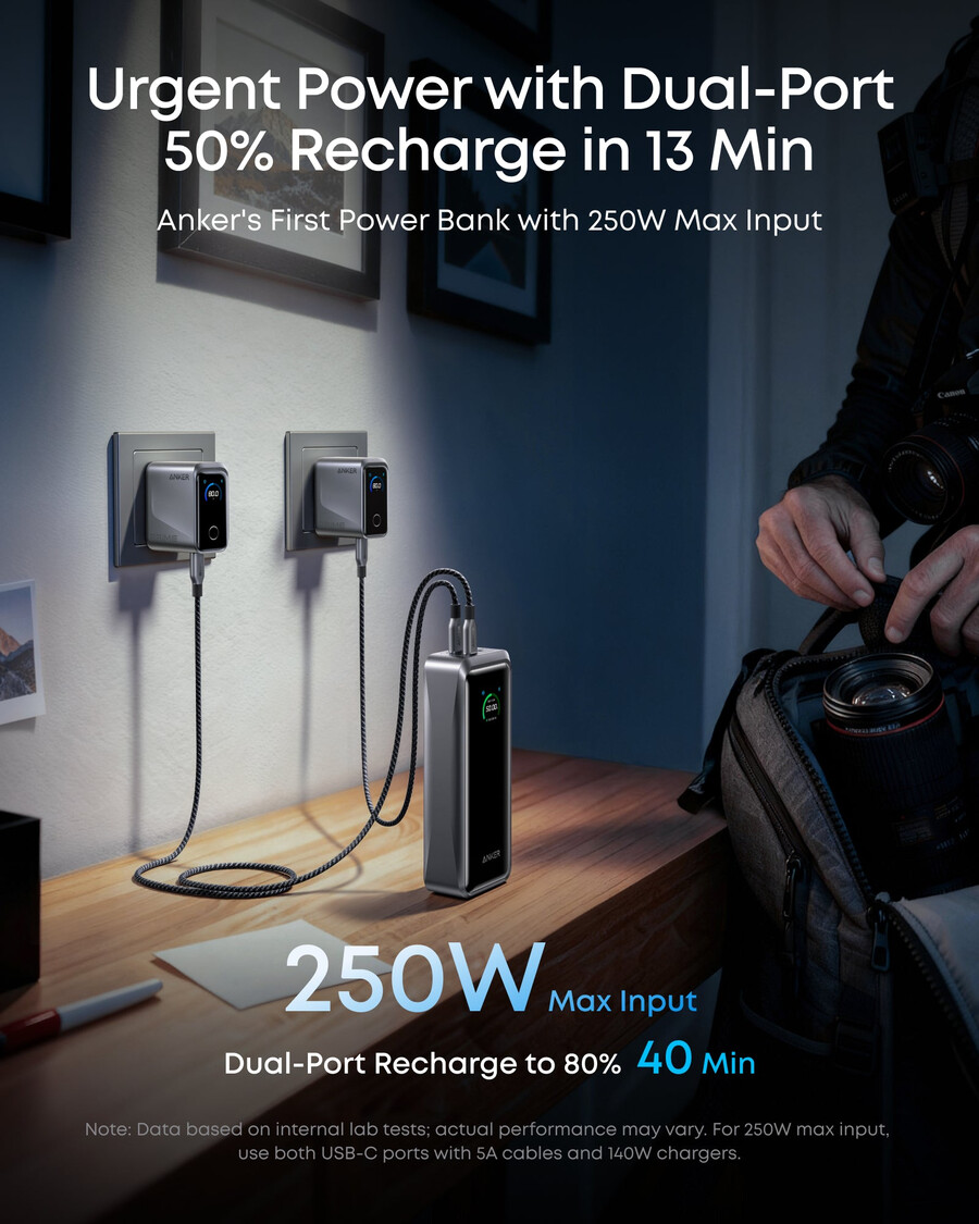 anker prime power bank 26k 300w