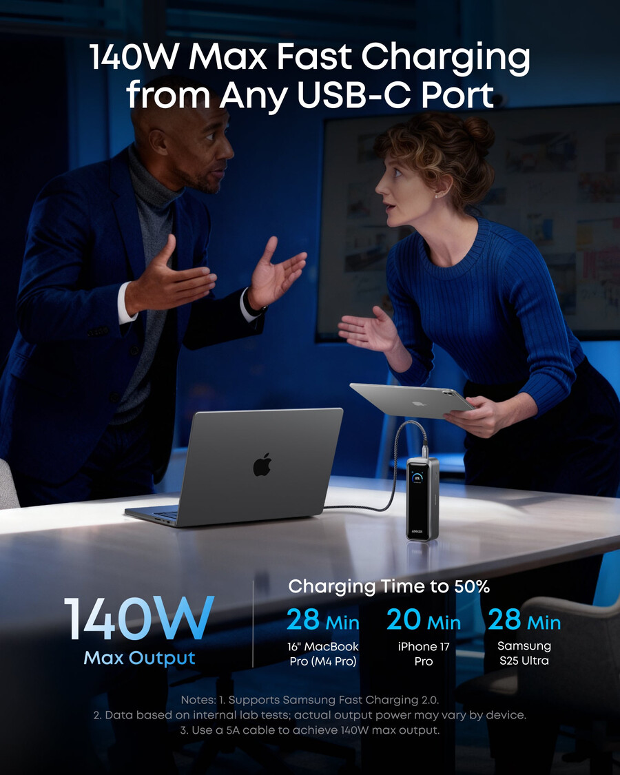 anker prime power bank 20k 220w