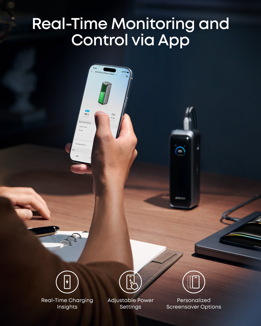 anker prime power bank 20k 220w
