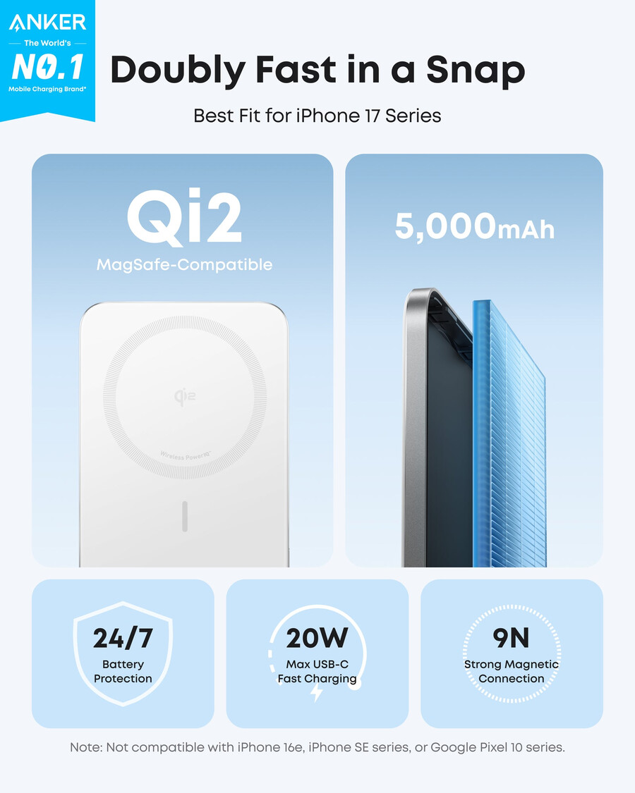 anker nano power bank 5k maggo slim