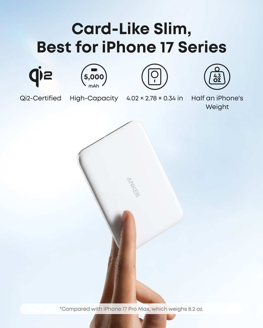 anker nano power bank 5k maggo slim