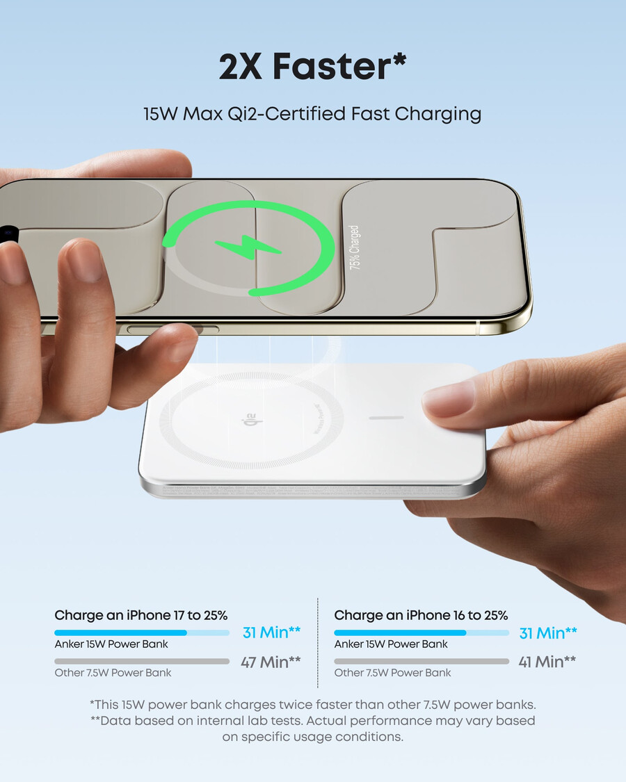 anker nano power bank 5k maggo slim