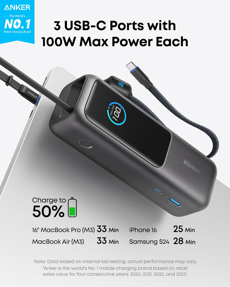 anker laptop power bank and anker laptop charger