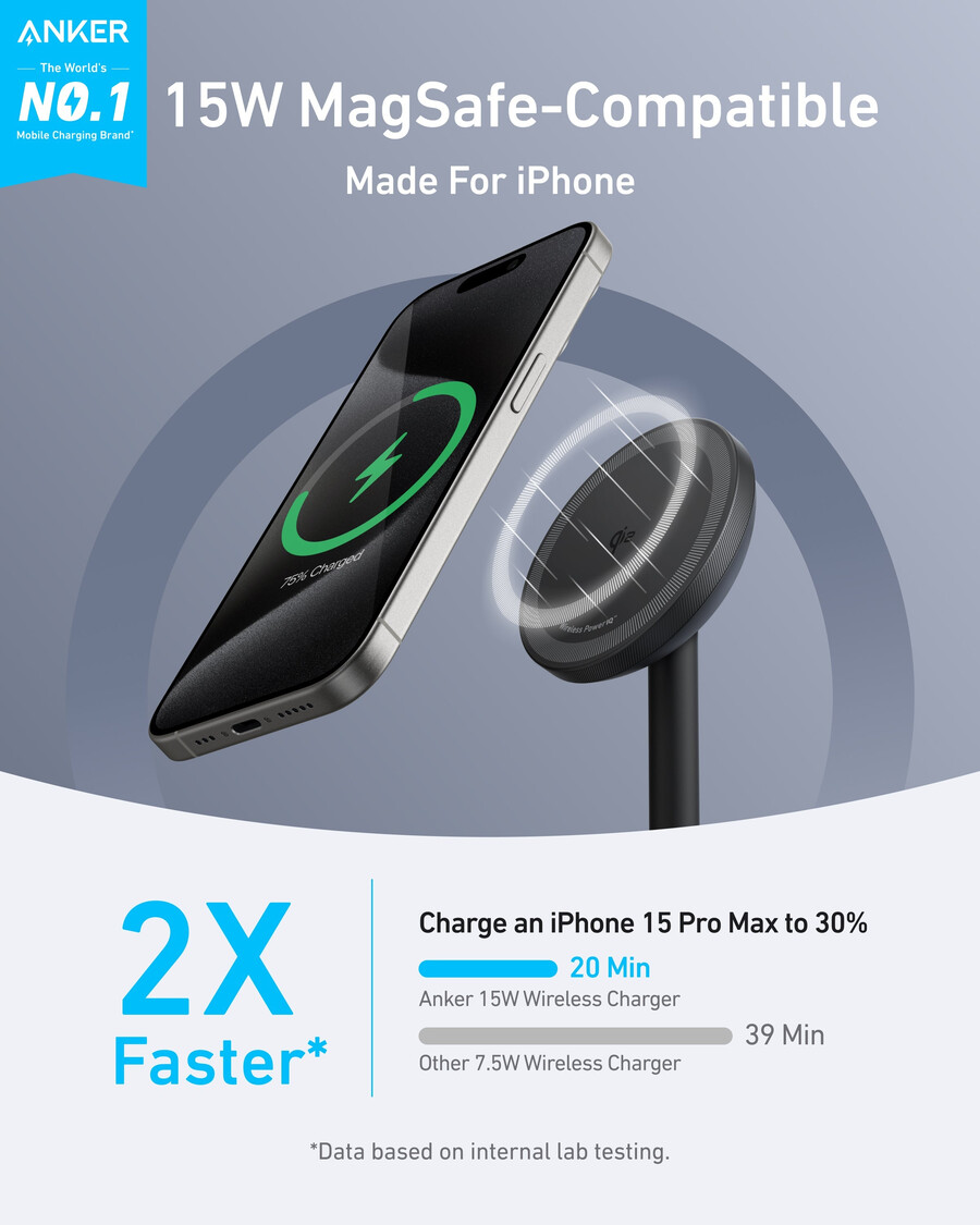 anker maggo wireless charger stand