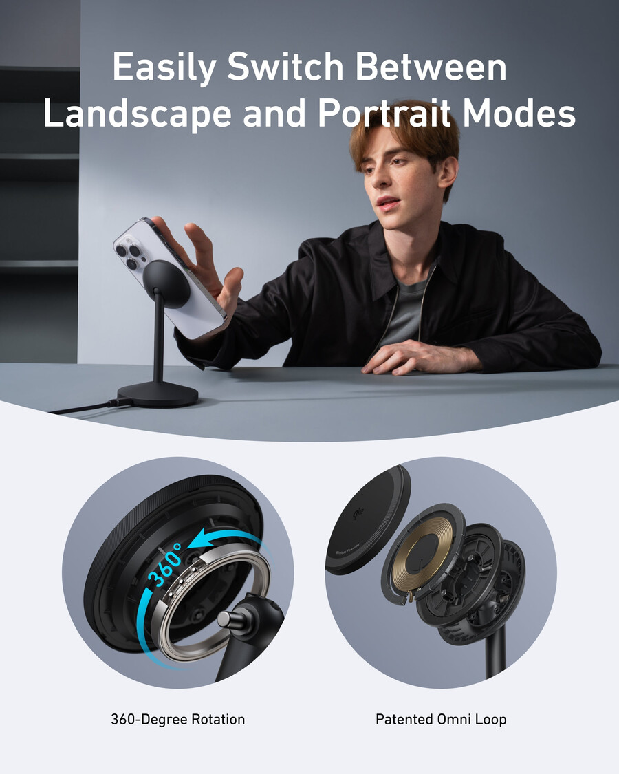 anker maggo wireless charger stand
