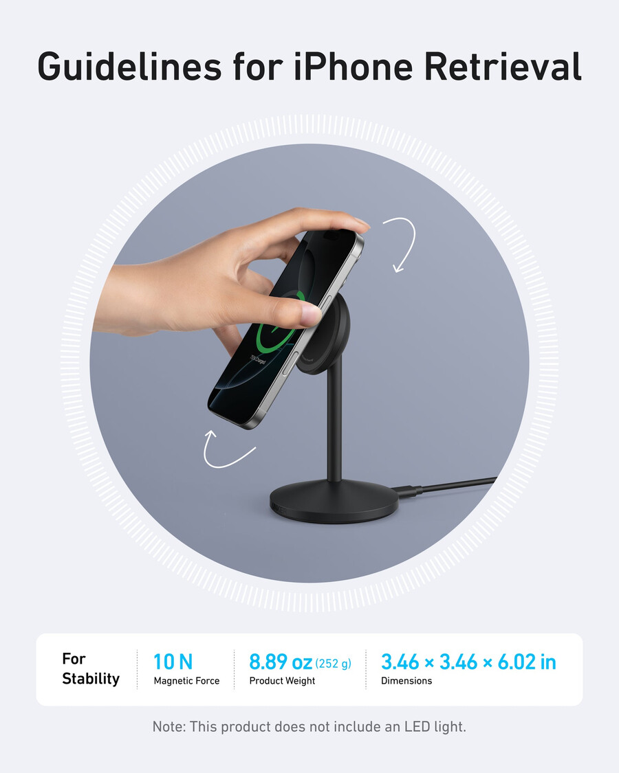 anker maggo wireless charger stand
