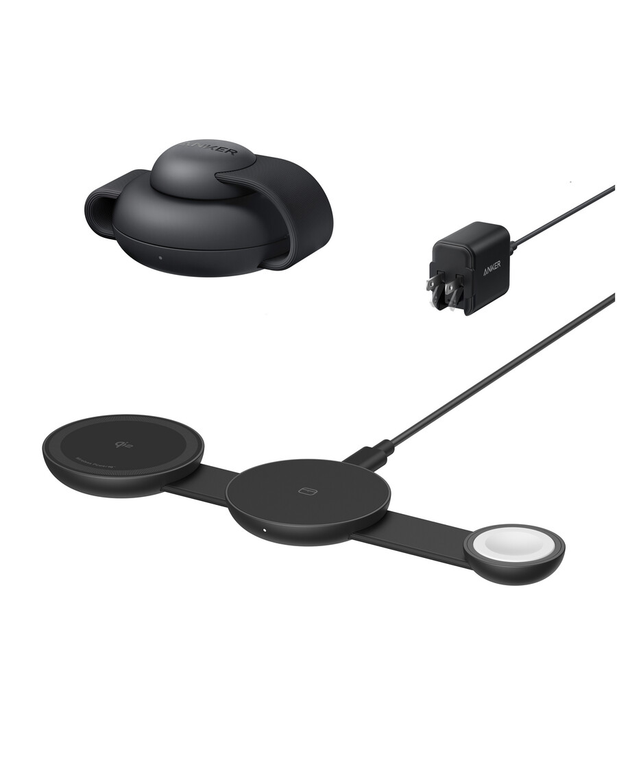 anker maggo wireless charging station 3-in-1 foldable pad