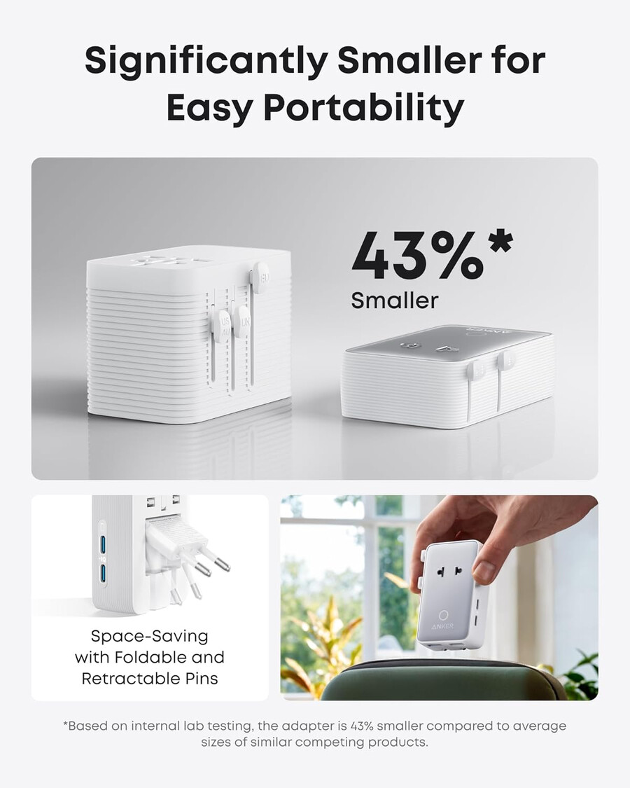 anker maggo wireless charging station 3-in-1 foldable pad e anker nano travel adapter 5-in-1 20w 1-pack
