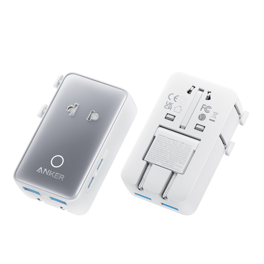 anker maggo wireless charging station 3-in-1 foldable pad e anker nano travel adapter 5-in-1 20w 1-pack